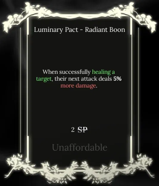 radiant boon soul tree absolvement
