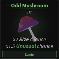 odd mushroom magnet in dig