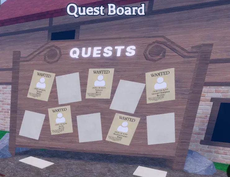 quest board in dead spells