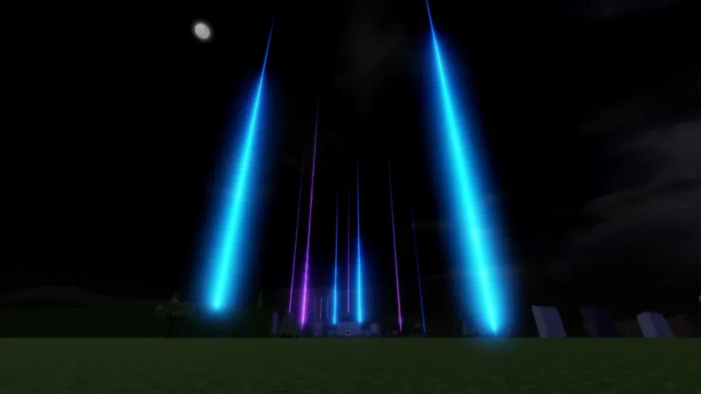 blue beams marking races in flashpoint worlds collide