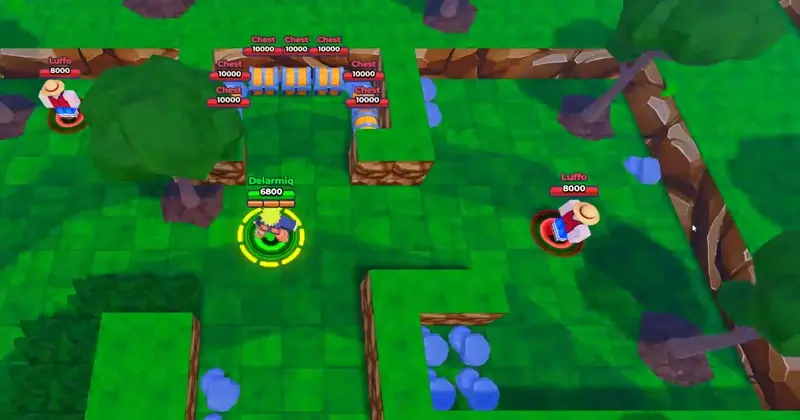 player performing rasen shuriken gadget attack in jump stars