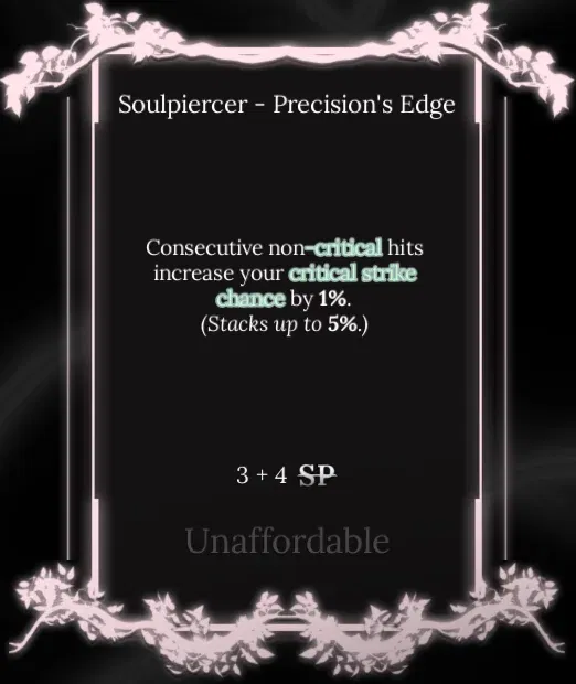 precisions edge soul tree in absolvement