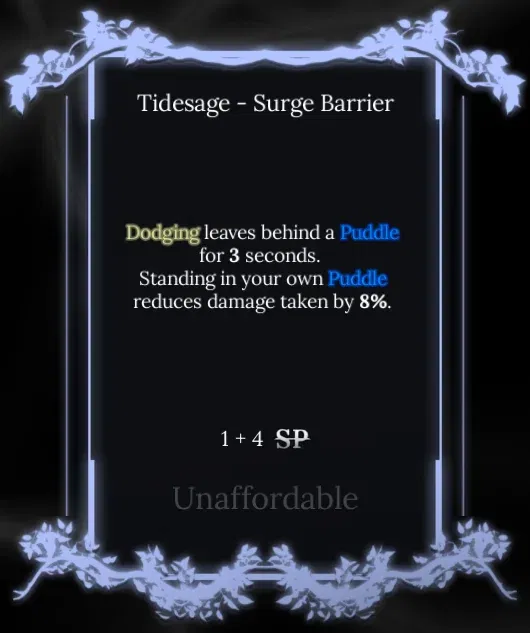 surge barrier node in soul tree absolvement