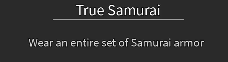 true samurai quest in dead spells