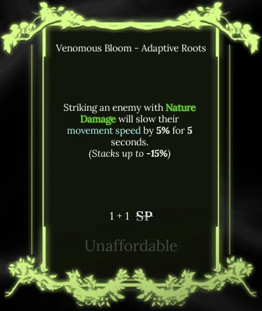 adaptive roots  node in soul tree absolvement