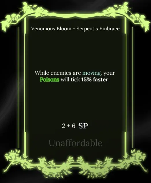 serpents embrace  node in soul tree absolvement