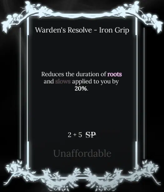 iron grip soul tree absolvement