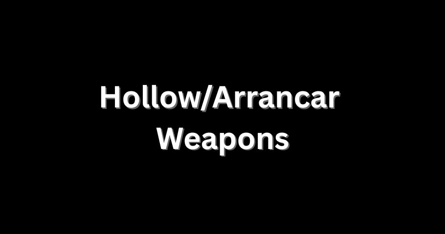 weapons category