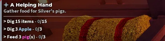 a helping hand quest objective in dig