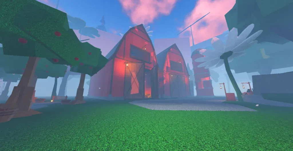 barn at silver's farm in Verdant vale in dig