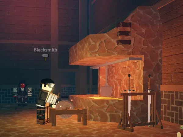 blacksmith in rogueblox