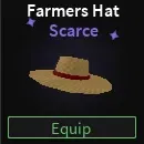farmers hat charm in dig