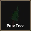 pine tree item in dig