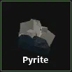 pyrite item in dig