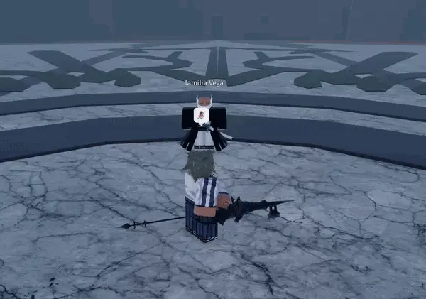 player performing great lance critical in type soul