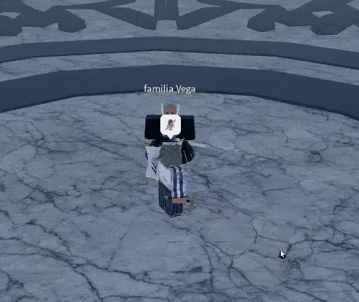 player performing jugram's basic attack combo in type soul