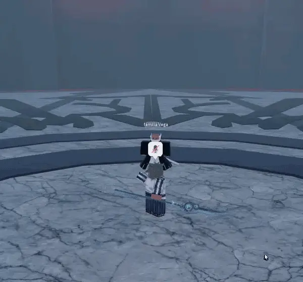 player performing reichweite critical combo in type soul