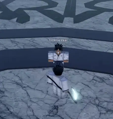player performing shadesworn basic attack combo in type soul