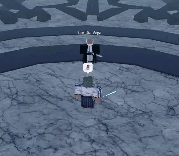 player performing spalten critical in type soul
