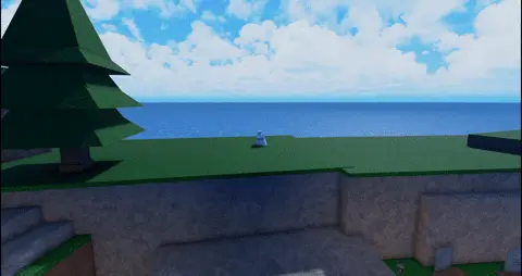 Quake fruit C ability showcase in rogue piece