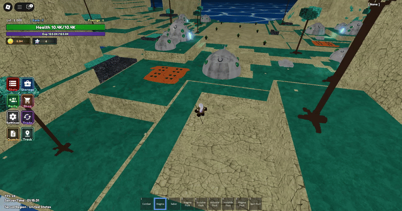 magma fruit x skill showcase in diverse piece