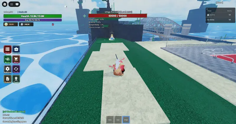 c showcase for ichigo weapon in diverse piece