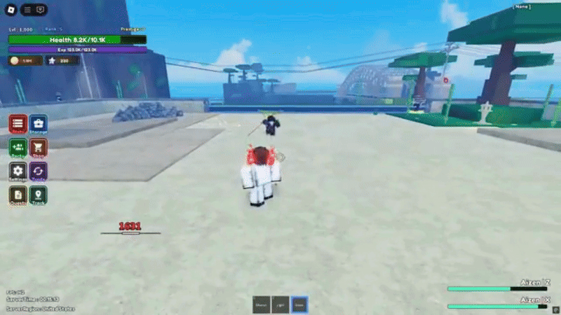 f aizen showcase in diverse piece